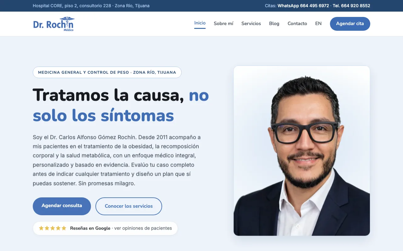 Dr. Rochín website